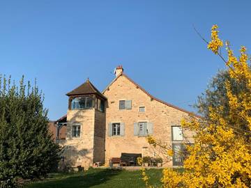 Chambre d’hôte pour 2 personnes, avec terrasse et jardin, animaux acceptés à Saint-Boil
