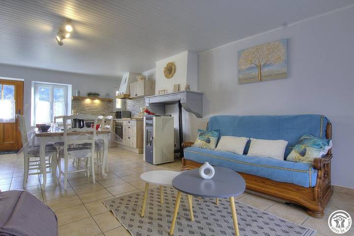 Gîte pour 4 personnes, avec jardin