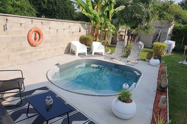 Maison de vacances pour 6 personnes, avec piscine