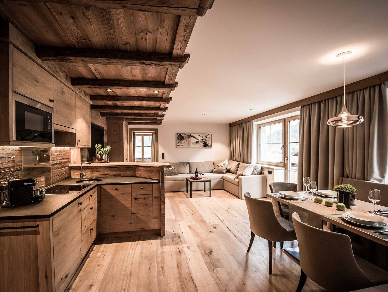 Ganze Ferienwohnung, Pepi's Suites Lechtal Apartments - Typ 2 -1 Schlafzimmer, Dg, 2-4 Pax in Holzgau, Allgäuer Alpen (Österreich)