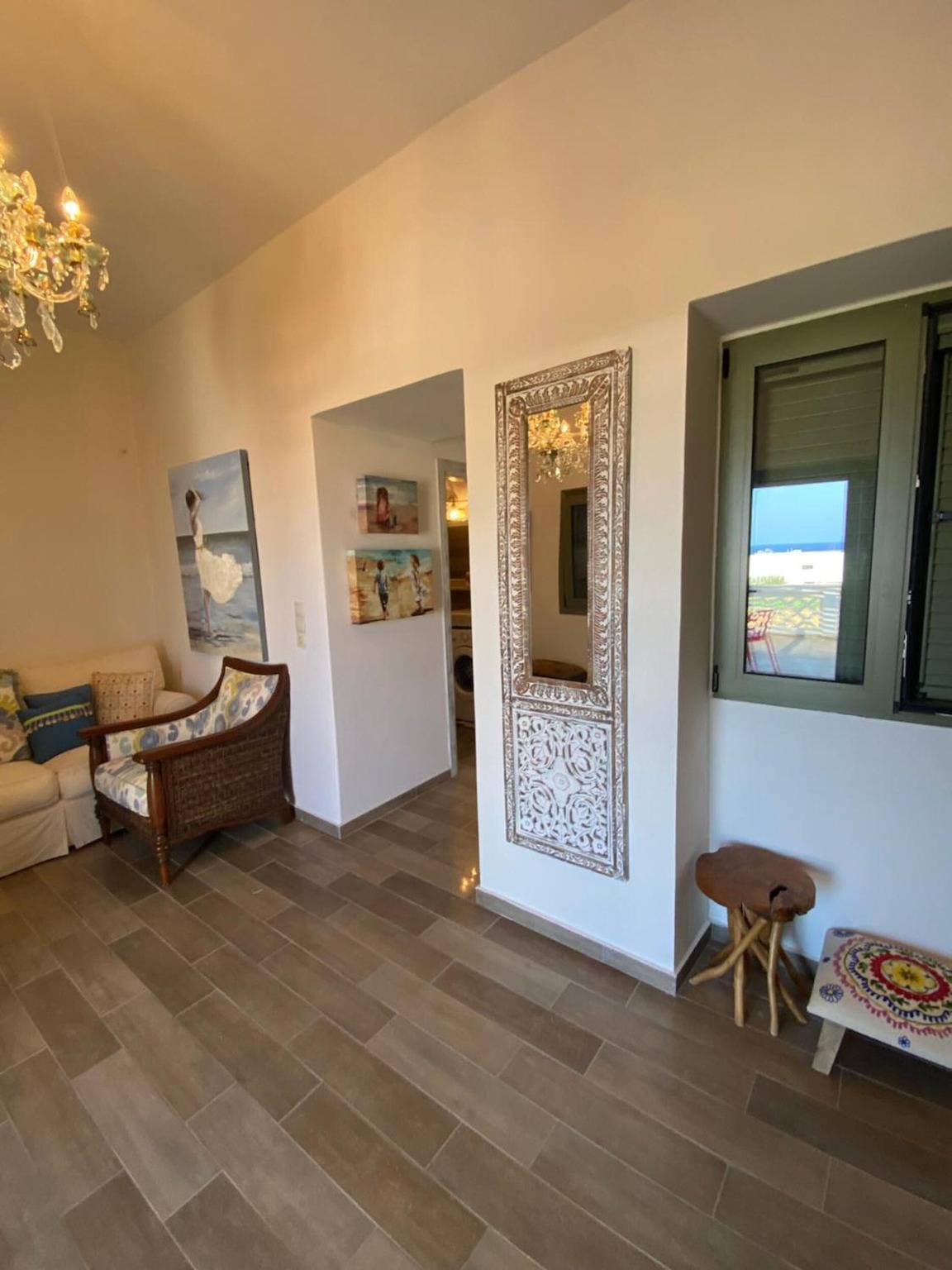 Ganze Wohnung, Apartment 'Ambeli House Arkasa' mit Balkon und Meerblick in Karpathos