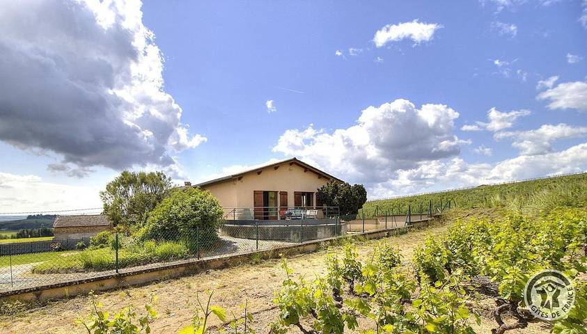 Gîte pour 7 personnes, avec jardin dans Beaujolais