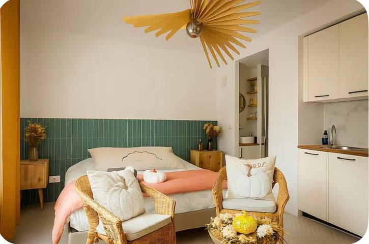 Gîte pour 2 personnes, animaux acceptés dans Gare De Marseille Saint Charles