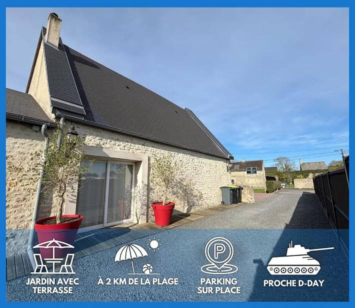 Location de vacances pour 10 personnes, avec Terrasse ainsi que Jardin et Vue à Sainte-Honorine-des-Pertes
