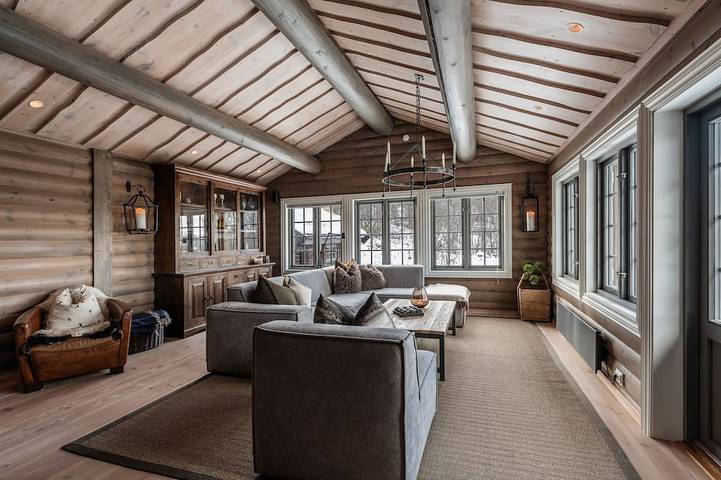Blockhütte für 8 Personen, mit Garten und Sauna - 1
