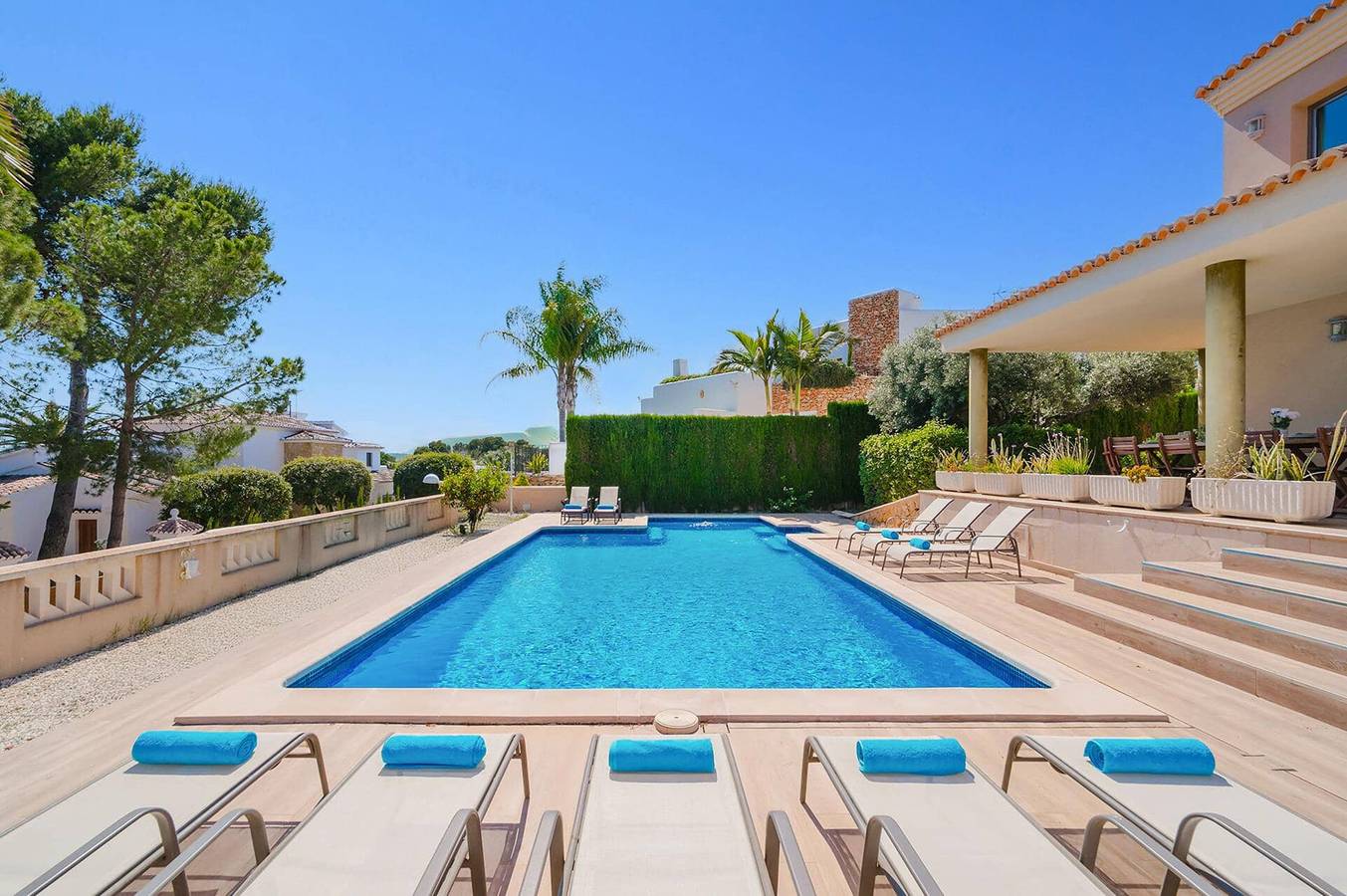 Villa für 11 Personen mit Garten in Club Moraira, Teulada (Spanien)