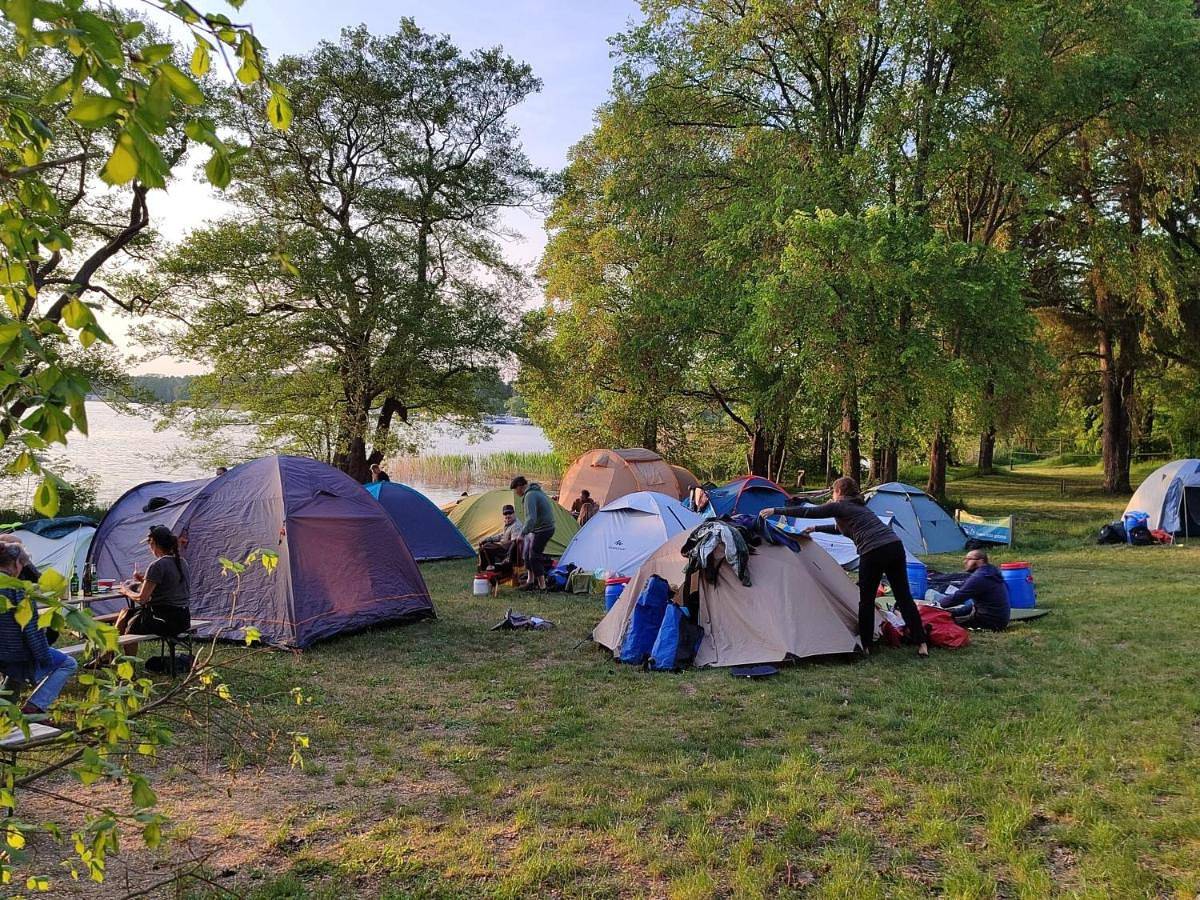 Tipi Camp für Gruppen direkt am See, an der Mecklenburger Seenplatte in Himmelpfort, Ruppiner Seenland