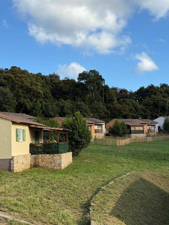 Location de vacances pour 4 personnes, avec vue ainsi que piscine et jardin, animaux acceptés dans Filitosa