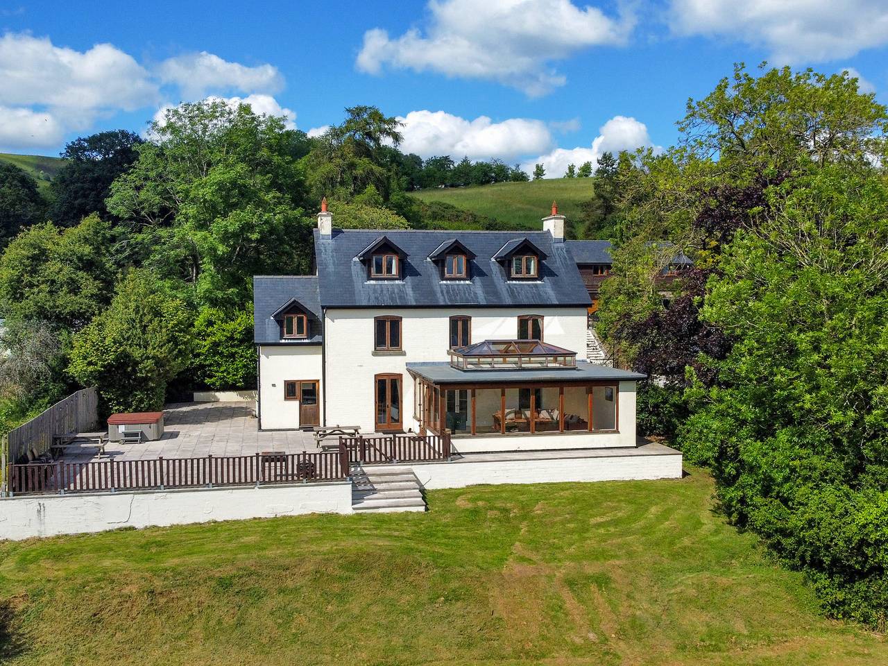 Oakwood House in Powys