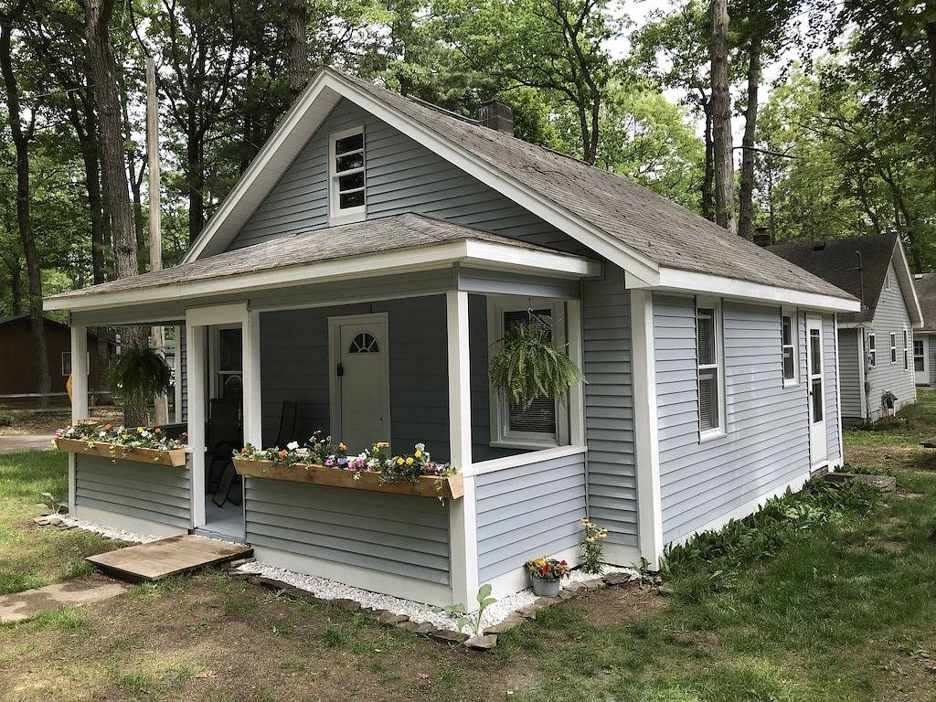 Kabine # 2 Mit Seeblick Auf Den Higgins See - Wahre Nordkabinenvermietung in Higgins Lake