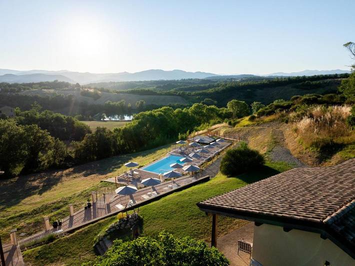 B&b per 2 persone, con panorama e giardino nonché piscina, con animali domestici in Città di Castello (Italia)