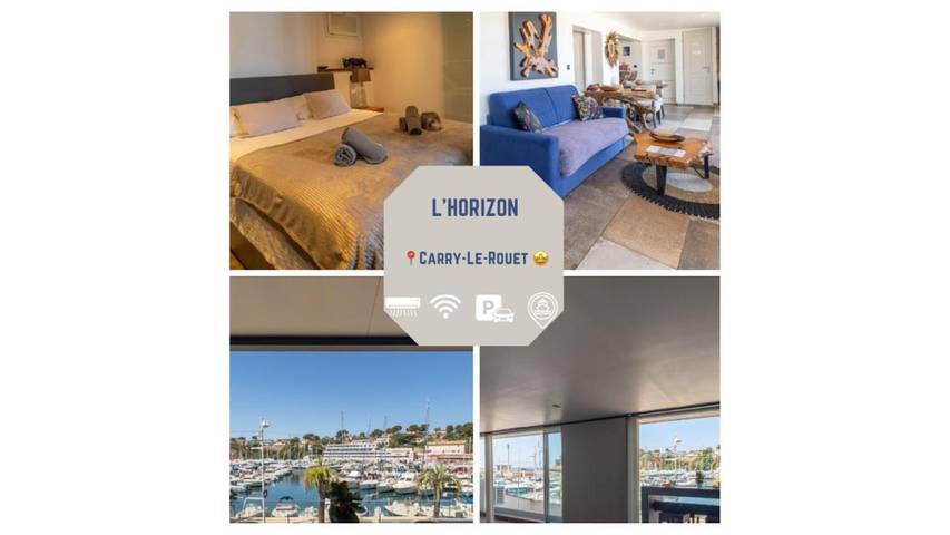 Gîte pour 4 personnes, avec balcon et vue dans Port De Carry