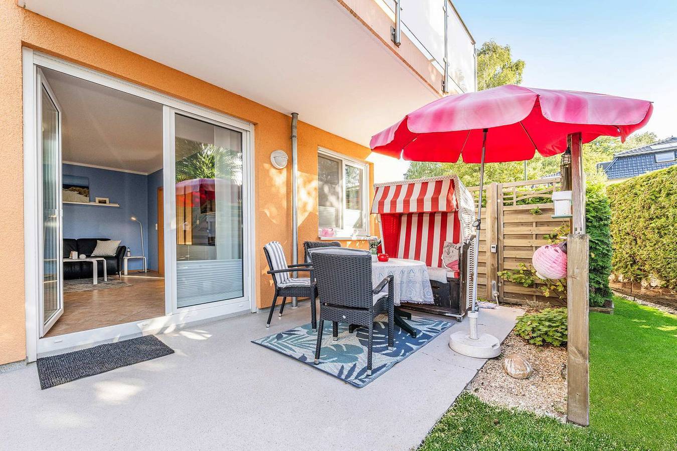 Appartement entier, Gemütliche Ferienwohnung „Ostseegold“ mit Terrasse in Ückeritz, Bernsteinbäder