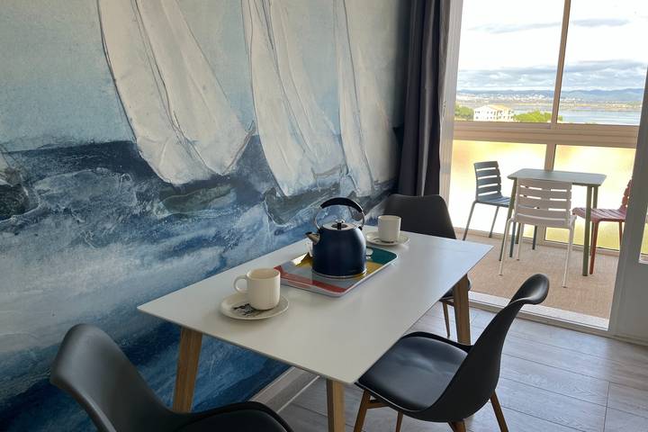 Location de vacances pour 3 personnes, avec balcon à Giens