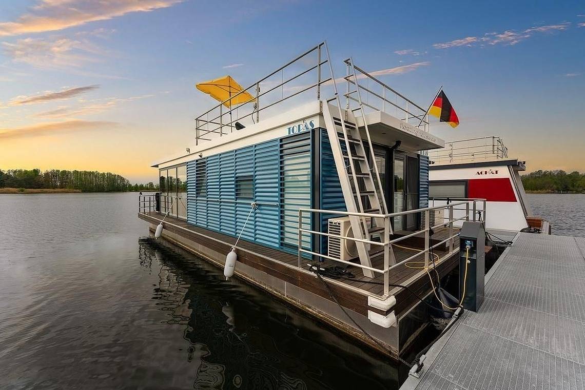 Hausboot Topas in Zehdenick, Ruppiner Seenland