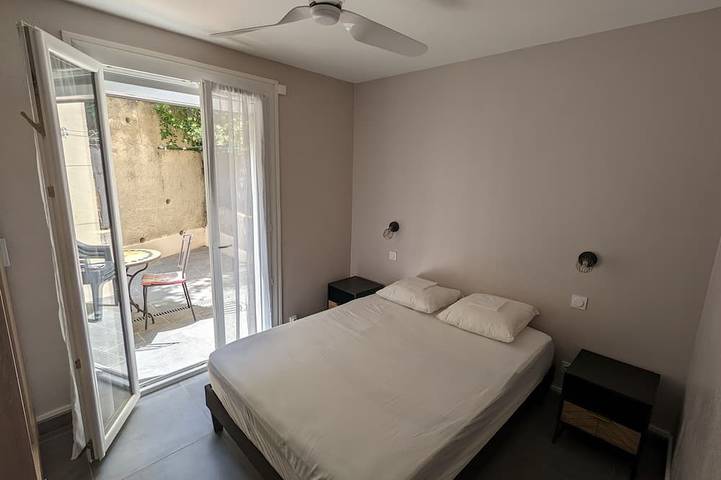 Appartement entier, Appartement 3 pièces tout confort. Plage à 70 m.  belle terrasse, Wifi gratuit in La Franqui, Leucate
