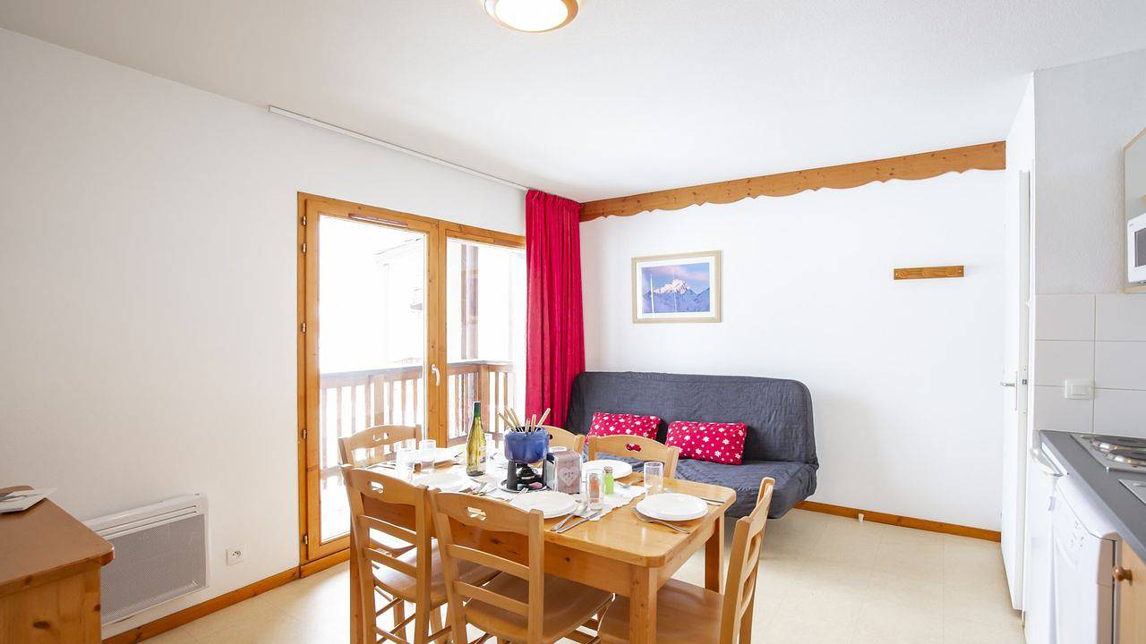 Geheel vakantieappartement, Vakantieappartement voor 6 personen met balkon in Bramans, Saint-Jean-de-Maurienne regio