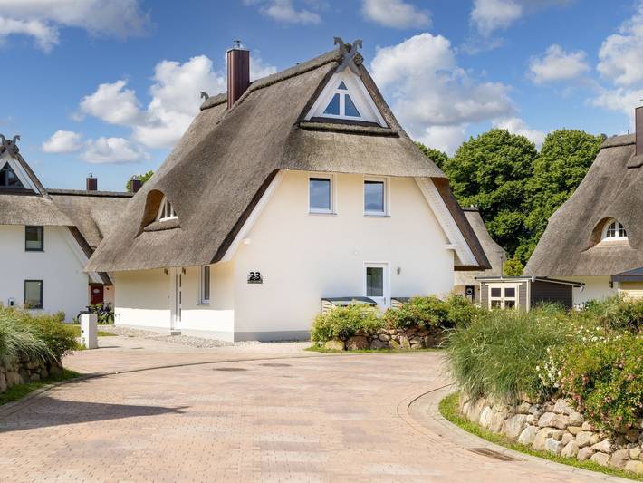 Ferienhaus für 9 Personen, mit Terrasse und Garten sowie Sauna am Salzhaff