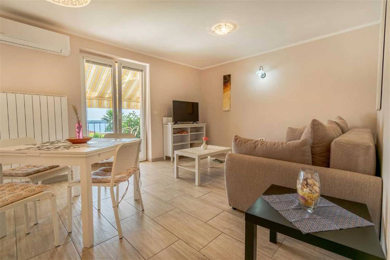 Cały apartament, Apartament wakacyjny dla 4 osób z widok na ocean in Piran, Slovene Riviera