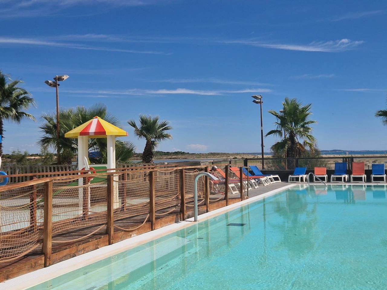 Zecamping 4* à 200m de la plage piscine animaux acceptés salle fitness in Sérignan, Mittelmeerküste (Frankreich)