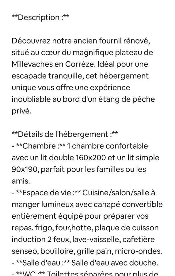 Location de vacances pour 5 personnes, avec jardin et vue ainsi que vue sur le lac et terrasse dans Le Lonzac - 2