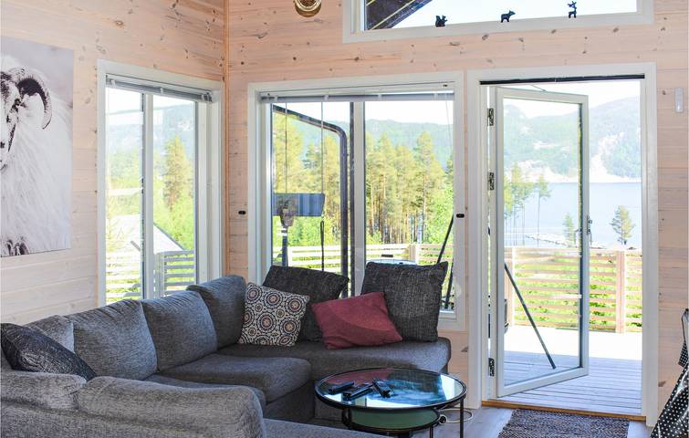 Ferienhaus für 6 Personen mit Ausblick in Nissedal
