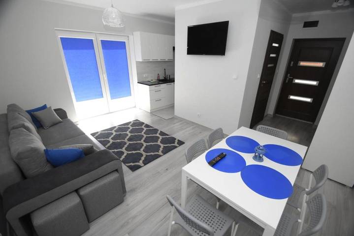 Apartament wakacyjny dla 3 osób, z Taras i Ogród oraz Widok w Mikołajki