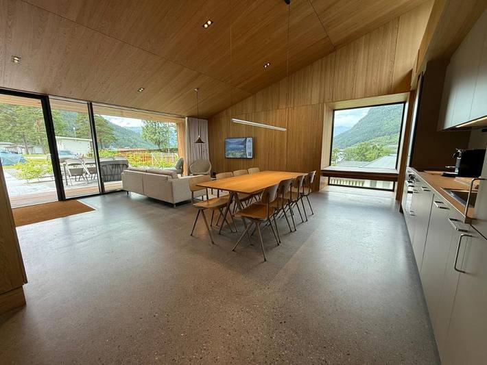 Bungalow für 6 Personen, mit Sauna und Garten sowie Ausblick in Norwegen