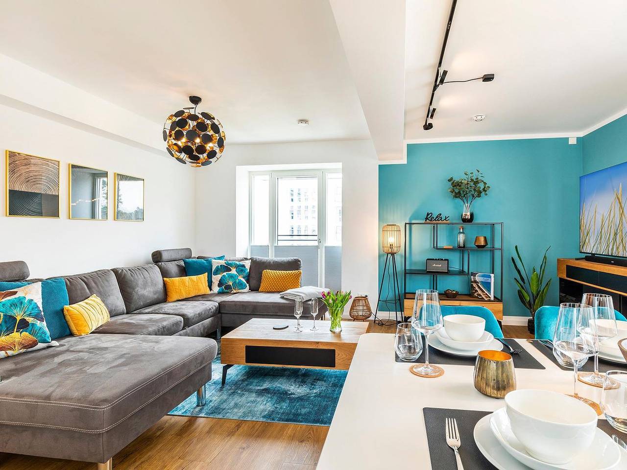 Ganze Wohnung, Fewo Baltic Sunset: Modernes 85 m² Apartment mit privater Sauna – Haus Wittow in Prora, Binz