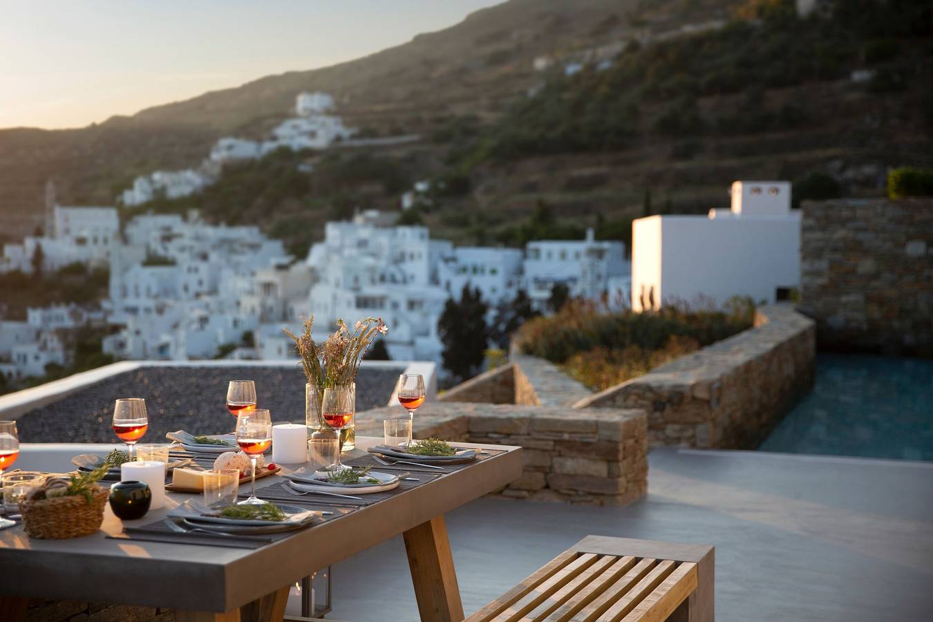 Villa für 6 Personen mit Balkon in Tínos
