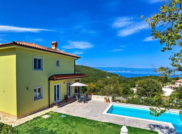 Ferienwohnung für 4 Personen, mit Meerblick und Garten sowie Balkon in Moscenicka Draga - 4