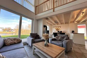 Ferienhaus für 6 Personen, mit Sauna und Whirlpool sowie Garten und Terrasse, mit Haustier in Nordhorn