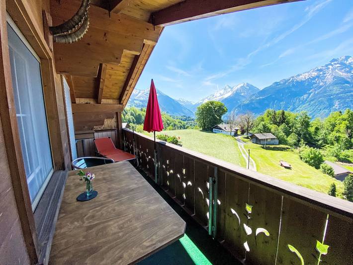 Gîte pour 2 personnes, avec balcon et piscine à Hasliberg - 4