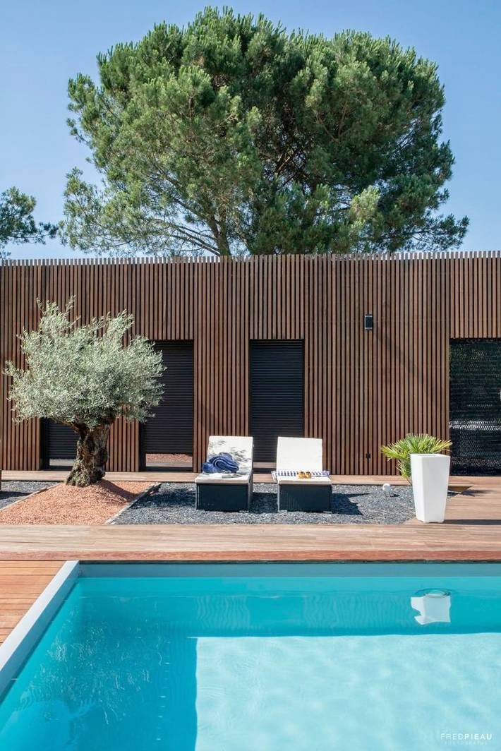 Ferienwohnung für 2 Personen, mit Terrasse und Garten sowie Ausblick und Pool in Lit-et-Mixe - 4