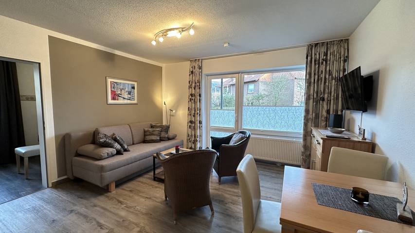 Ferienwohnung für 4 Personen, mit Balkon auf Borkum