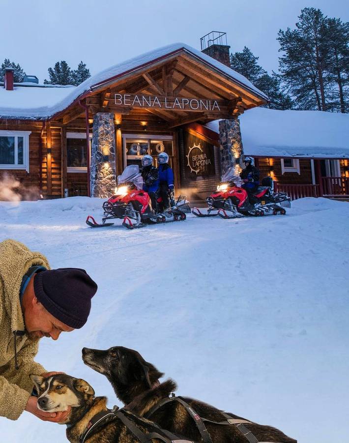 Hôtel pour 2 personnes, avec sauna ainsi que jacuzzi et jardin à Rovaniemi