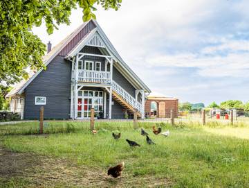 Bauernhaus für 2 Personen, mit Seeblick und Ausblick sowie Garten in Rerik