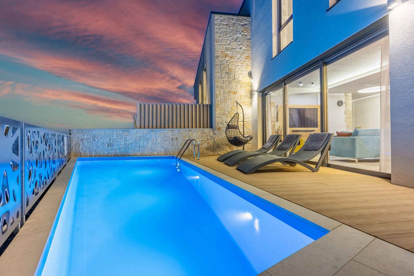 Villa with modern equipment and swimming pool  in Crikvenica, Primorje-Gorski Kotar