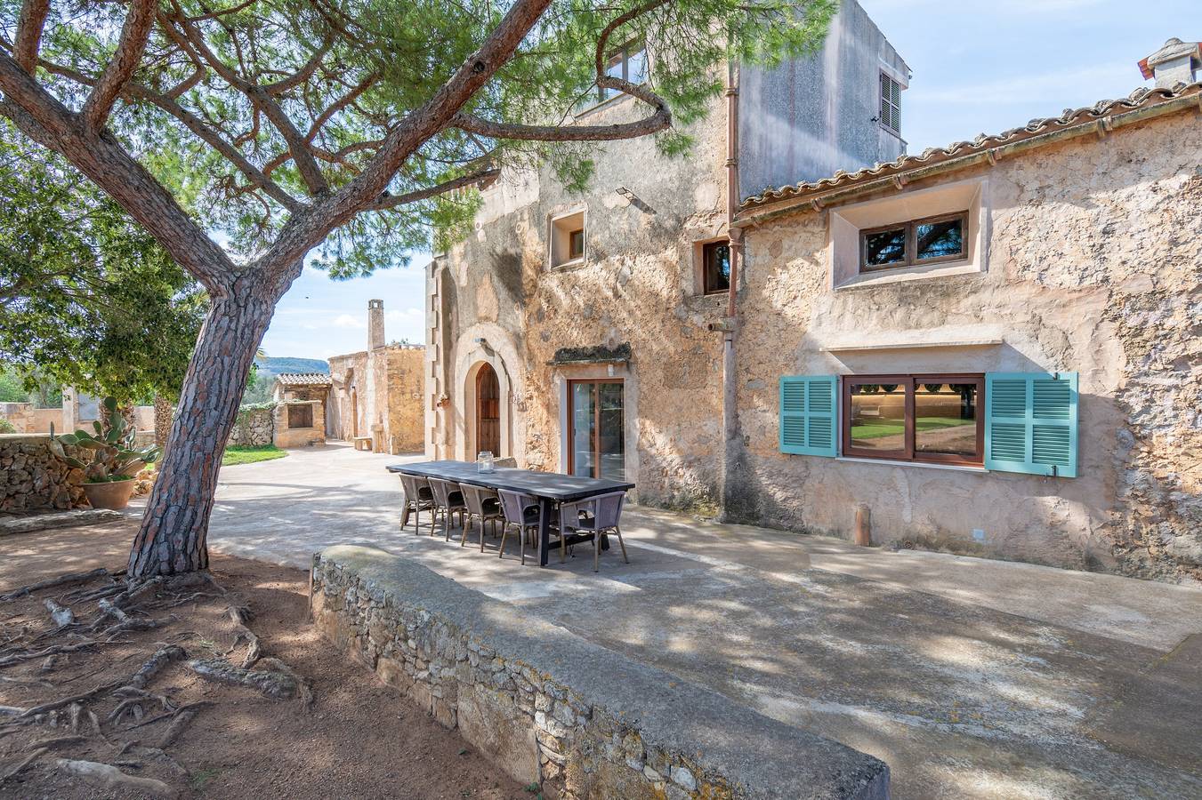 Finca 'Can Menut' mit Bergblick, Wlan und Klimaanlage in Felanitx, Mallorca Süden