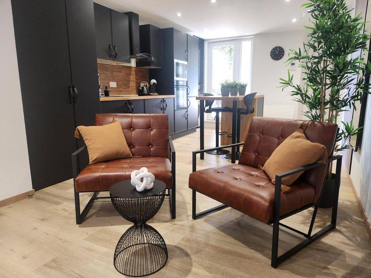 Appartement entier, Suite R&B avec Terrasse -5 mins gare - Rue calme dans centre ville in Charleville-Mézières, Ardennes