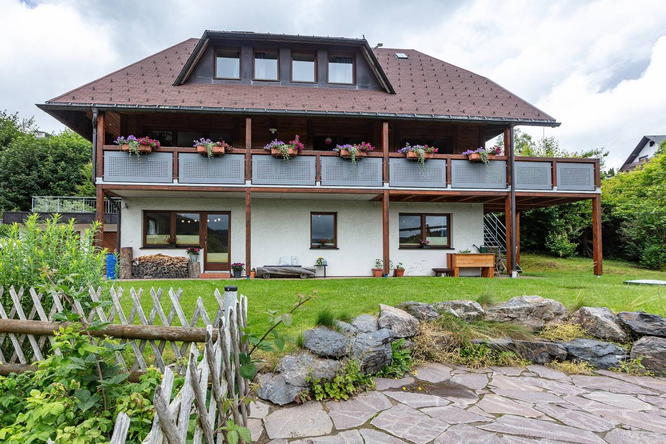 Ganze Wohnung, Ferienwohnung 'Käppeleblick' mit Bergblick, privater Terrasse und Wlan in Bernau im Schwarzwald, Südschwarzwald