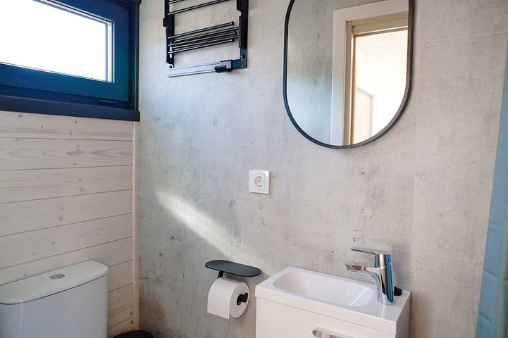 Ferienhaus für 3 Personen, mit Terrasse und Garten sowie Sauna und Whirlpool am Bärwalder See - 4