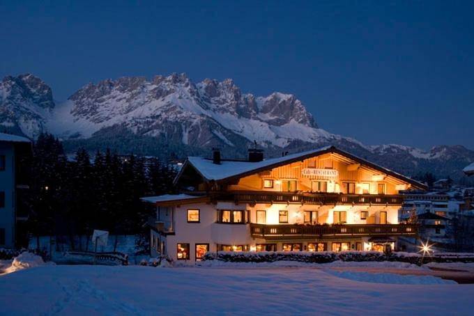 BnB für 2 Personen, mit Balkon und Terrasse sowie Garten und Sauna in Going am Wilden Kaiser