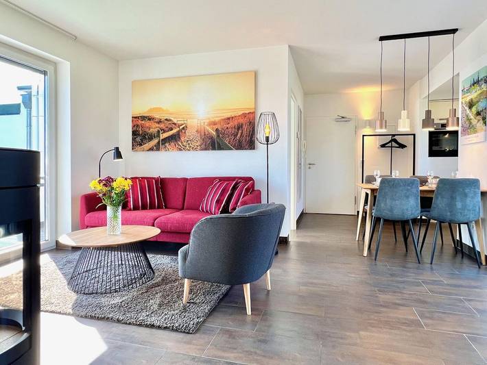 Ferienwohnung für 4 Personen, mit Balkon und Sauna in Dangast