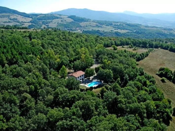 Villa per 6 persone, con piscina e giardino a Poppi