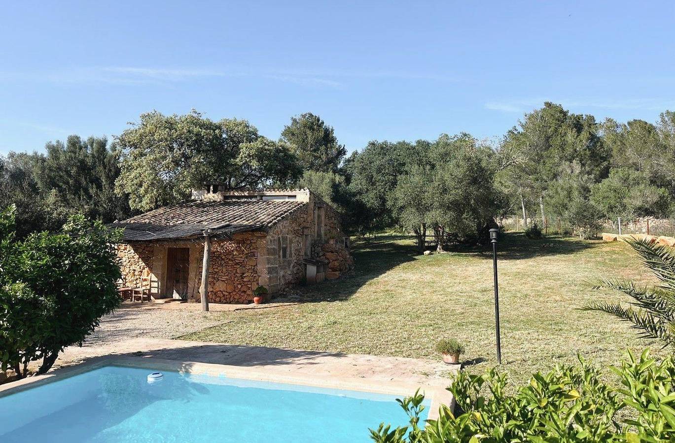 Ferienhaus mit eigenem Garten und Schwimmbad. in Llucmajor, Mallorca Süden