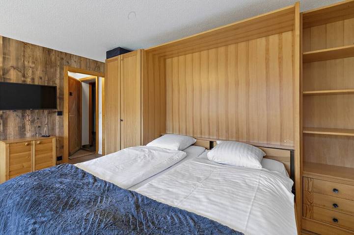 Ganze Wohnung, Cosy studio with breathtaking view in Saint Luc, Anniviers