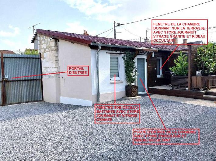 Gîte pour 2 personnes, avec jardin et terrasse à Fagnières - 3