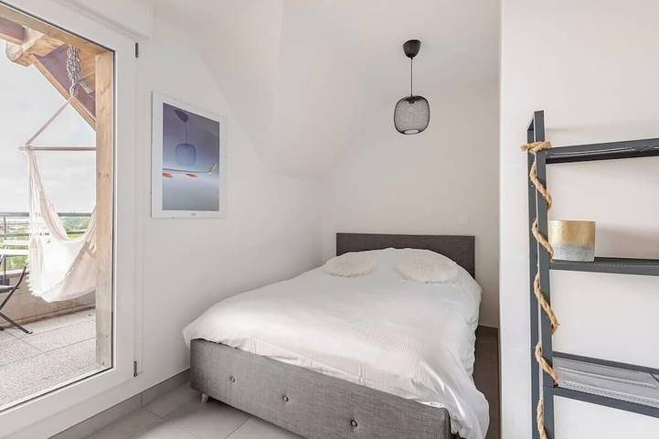 Ganze Wohnung, Sublime Studio, 2 terrasses + vue sur le vignoble in Rosheim, Niederrhein Elsass