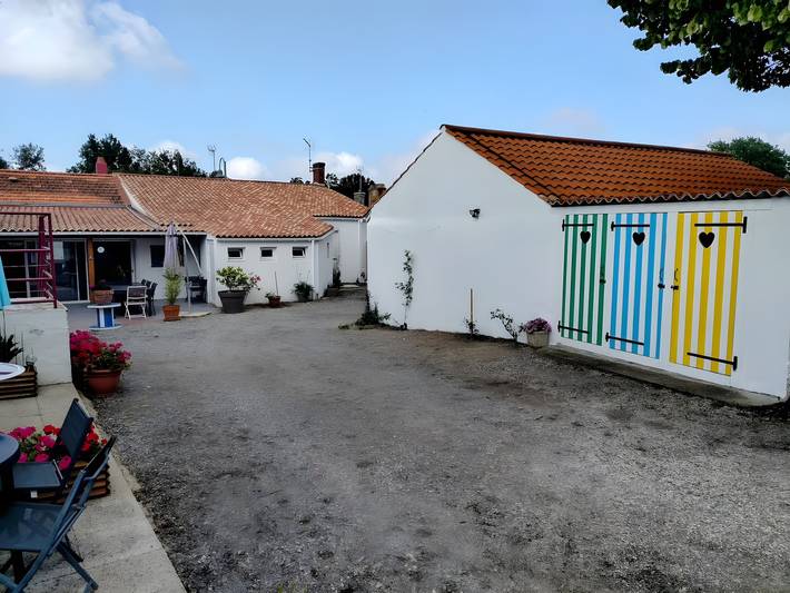 Chambre d’hôtes 'Chambre 1' avec terrasse partagée, Wi-Fi et climatisation in Saint-Gervais (Vendée), Vendée
